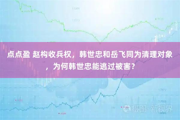 点点盈 赵构收兵权，韩世忠和岳飞同为清理对象，为何韩世忠能逃过被害？