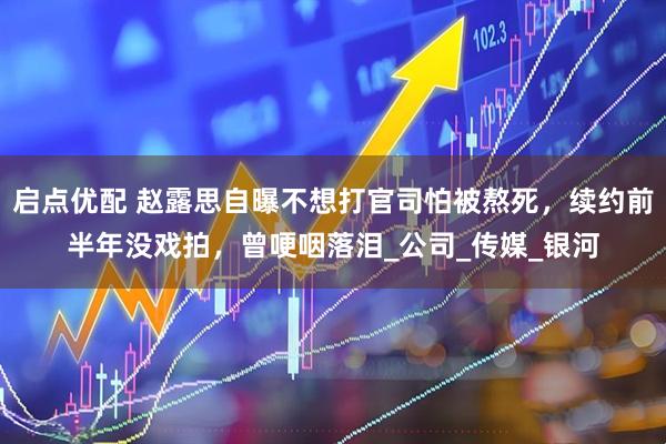 启点优配 赵露思自曝不想打官司怕被熬死，续约前半年没戏拍，曾哽咽落泪_公司_传媒_银河