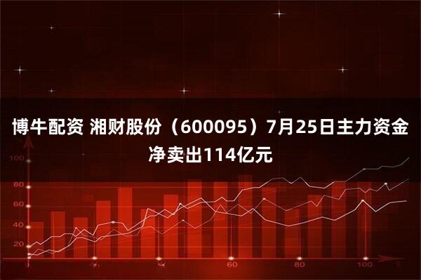 博牛配资 湘财股份（600095）7月25日主力资金净卖出114亿元